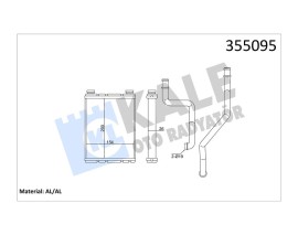 KALORİFER RADYATÖRÜ RENAULT MEGANI III-FLUENCE 1.5 Cİ