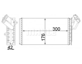 KALORİFER RADYATÖRÜ SCUDO 96-02 -JUMPY 96 EXPERT 96-02 806 99-02 299x170