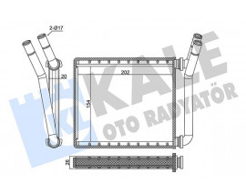 KALORİFER RADYATÖRÜ TOYOTA HILUX VIGO 2.5L 2KDFTV KUN15. KUN25. KUN35 3.0L KUN26 05-15 - ALEMİNYUM