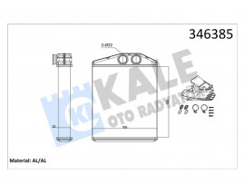 KALORİFER RADYATÖRÜ VECTRA C 02 SIGNUM 03 Z18XER 185x169