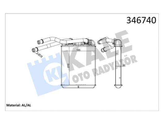 KALORİFER RADYATÖRÜ VW TOUAREG 02 AUDİ Q7 10