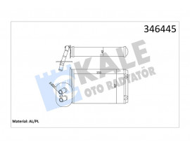 KALORİFER RADYATÖRÜ VW TRANSPORTER T4 1.9D-TD-2.0D-2.4D-2.5D-TD ÖN 234x157x42 AC