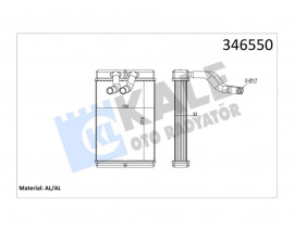 KALORİFER RDAYATÖRÜ BRAZİNG STAREX 210x165x42