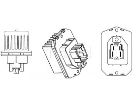 KALORIFER REZISTANSI DISCOVERY 3 L319 DISCOVERY 4 L319 RANGE ROVER SPORT I L320