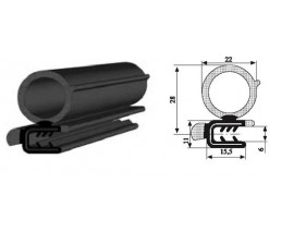 KAPI FİTİLİ METRE TEK TUBİNK-ETEKLİ 18 MM 50 MT