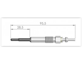 KIZDIRMA BUJİSİ GOLF V 1.9TDI-PASSAT 2.0TDI-POLO 1.4TDI-CRAFTER 2.5TDI-T5 2.5 TDI BMM