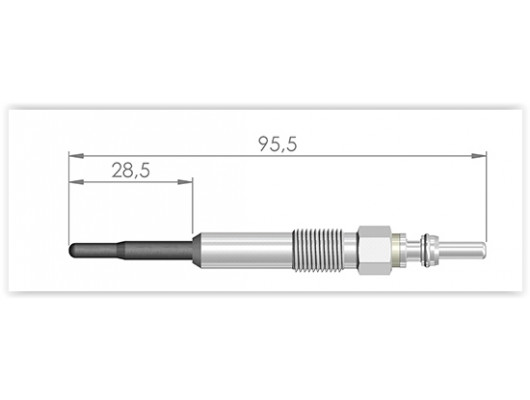 KIZDIRMA BUJİSİ GOLF V 1.9TDI-PASSAT 2.0TDI-POLO 1.4TDI-CRAFTER 2.5TDI-T5 2.5 TDI BMM