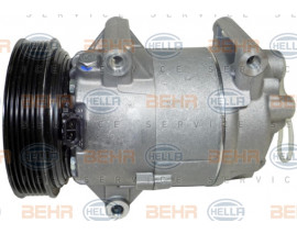 KLİMA KOMPRESÖRÜ MEGANE I 96 SCENIC I 96 MEGANE II 02 08 SCENIC II 02 08 QASHQAI J10 06 13 1.4 K4J 1.5dCi K9K 1.6 K4M 1.9dCi F9Q 2.0 F4R 12V 6 KANAL 125MM