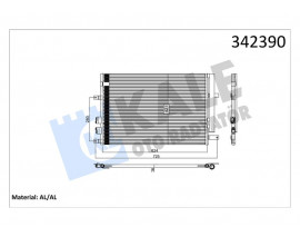 KLİMA KONDENSERİ ALFA ROMEO 159-BRERA-SPIDER AL-AL