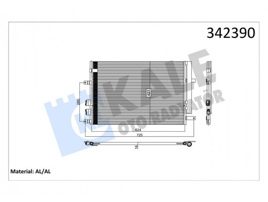 KLİMA KONDENSERİ ALFA ROMEO 159-BRERA-SPIDER AL-AL