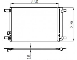 KLİMA KONDENSERİ AUDI A3-PASSAT 1.2TFSİ-1.4TFSİ-1.6TDİ-1.8TFSİ-2.0TDİ-2.0TFSİ 12 OTO.-MEK.