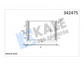 KLİMA KONDENSERİ AUDI AUDI A4 SEAT EXEO-EXEO ST AL-AL