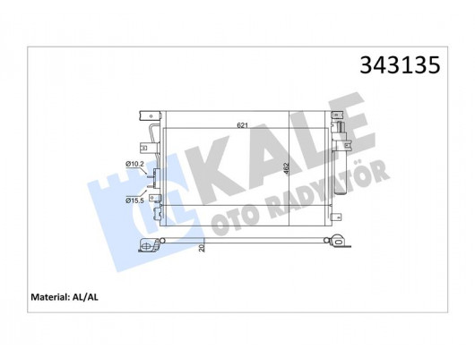 KLİMA KONDENSERİ CHRYSLER 300C-TOURİNG AL-AL