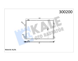 KLİMA KONDENSERİ CLIO SYMBOL 1.5 DCI 04 MEK 658x411x16