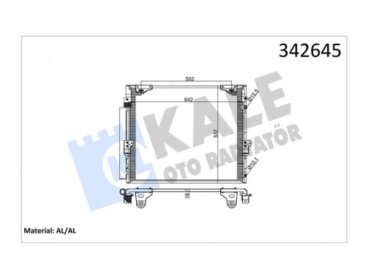KLİMA KONDENSERİ LAND CRUISER AL-AL