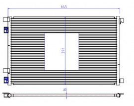 KLİMA KONDENSERİ MGN II 02 1.4 16V-1.6 16V-1.5DCI-2.0 16V 615x396
