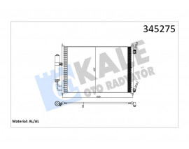 KLİMA KONDENSERİ NISSAN X-TRAİL DİZEL-BENZİN 07 642X388X16 OTO.-MEK. AL/AL