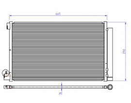 KLİMA KONDENSERİ OPEL INSİGNİA 1.6İ-2.0 CDTI 08 666X392X16 OTO.-MEK.