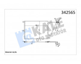 KLİMA KONDENSERİ OPEL VECTRA B ESTATE-HATCHBACK AL-AL