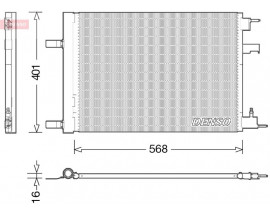 KLİMA KONDENSERİ RADYATÖRÜ ASTRA J-ZAFIRA C-CRUZE 1.3-1.4-1.6-1.7-1.8