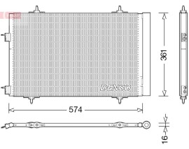 KLİMA KONDENSERİ RADYATÖRÜ PEUGEOT P508 10 CITROEN C5 10 1.6 HDI DV6 THP-VTI EP6