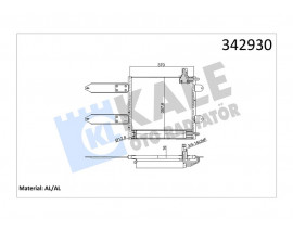 KLİMA KONDENSERİ VW POLO-LUPO-SEAT AROSA VARİANT AL-AL
