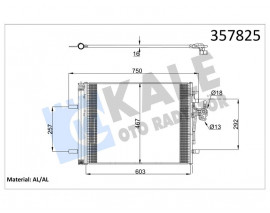 KLIMA RADYATORU 224DT 204PT DISCOVERY SPORT L550 14 FREELANDER 2 L359 06 14 R.R EVOQUE L538 11 19 VOLVO S60 2 S80 2 V60 1 V70 3