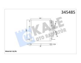 KLIMA RADYATORU 25 6T 60 D RANGE ROVER 2 P38A 94 02
