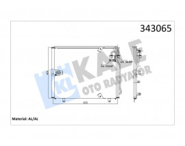 KLIMA RADYATORU BMW E32 E34