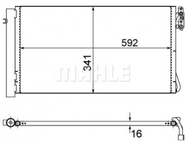 KLIMA RADYATORU BMW E81 E82 E87 E88 E90 E91 E92 E93 X1 E84 Z4 E89 M47 N47 M57 N57 N54 N55