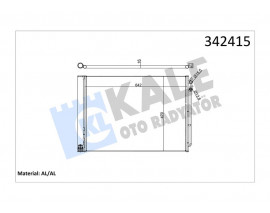 KLIMA RADYATORU BMW F10 F01 N47 N57 B47 B57