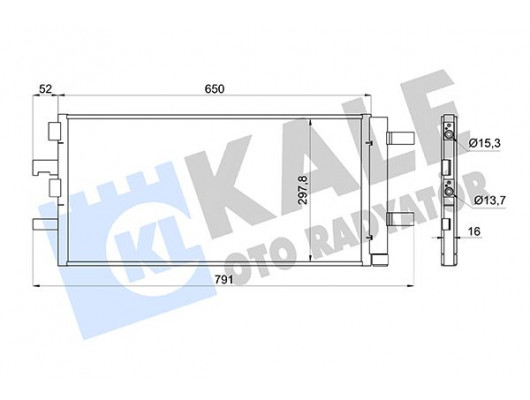 KLIMA RADYATORU BMW F40 F44 F45 F46 F48 F39 MINI COUNTRYMAN F60