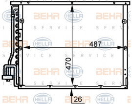 KLIMA RADYATORU BMW M40 M41 M42 M43 M44 M50 M52 E36 S54 M54 Z3