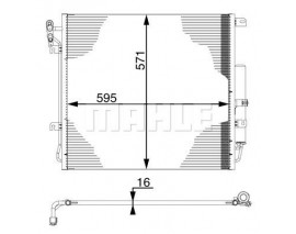 KLIMA RADYATORU DISCOVERY 3 L319 05 09 RANGE ROVER SPORT I L320 05 13