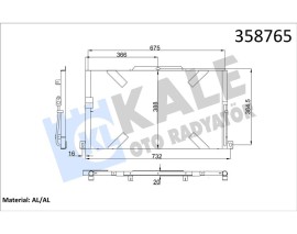 KLIMA RADYATORU DT244 DT224 DEFENDER L316 07 16