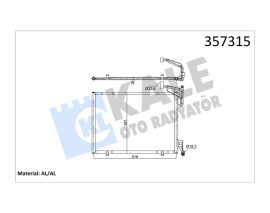 KLIMA RADYATORU FIESTA 14 B-MAX 14 ECOBOOST 1.0