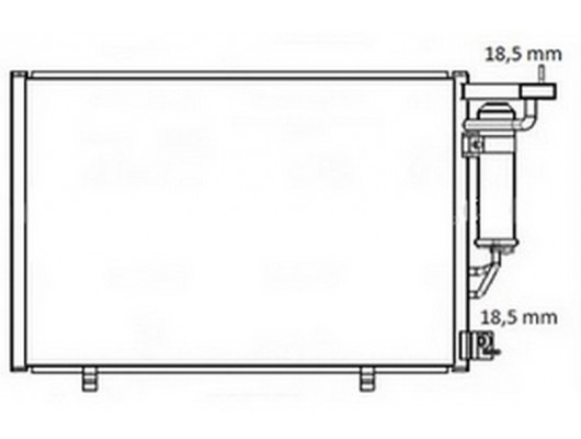 KLIMA RADYATORU KOMPLE B-MAX 12 1.4-1.6 TI TOURNEO COURIER C4A 14 1.5-1.6 TDCI FIESTA VI 08 14 1.25-1.4-1.6 TI