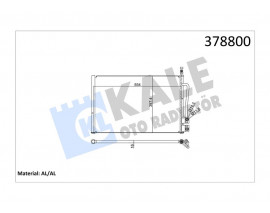KLIMA RADYATORU KONDANSER FIESTA FUSION 1.25 1.4 1.6 1.4TDCI 02 08 MAZDA 2 125 1.4