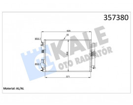 KLIMA RADYATORU KONDANSER FOCUS III 14 C MAX 15 CONNECT 13 KUGA II 14 17 1.0 ECOBOOST 1.5TDCI 1.6TDCI E5
