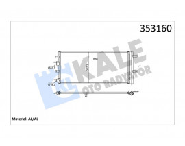 KLIMA RADYATORU KONDANSER MONDEO 14 1.0-1.5 ECOBOOST 1.5 TDCI 2.0 TDCI
