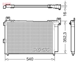 KLIMA RADYATORU KONDANSER RANGER 2.5TD 99 06 3.0TD 06 MAZDA B SERIE 2.2 2.5 99 06