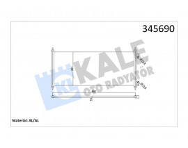 KLIMA RADYATORU KONDANSER TRANSIT V184 2.0TDCI 2.4 TDCI 00 06