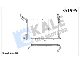 KLIMA RADYATORU KONDENSER FORD B MAX 08 FIESTA 12 17 COURIER 14