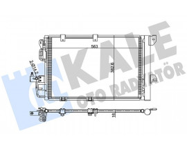 KLİMA RADYATÖRÜ KONDENSERİ ASTRA G-ZAFIRA 1.2 16V-1.4 16V-1.6 16V-1.8-2.0 16V AL/AL 573x383x16
