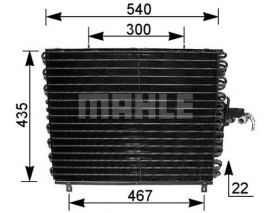 KLIMA RADYATORU MERCEDES W124 S124 A124 C124