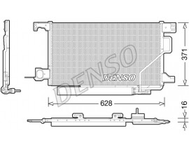 KLIMA RADYATORU MERCEDES W203 CL203 S203 C209 A209