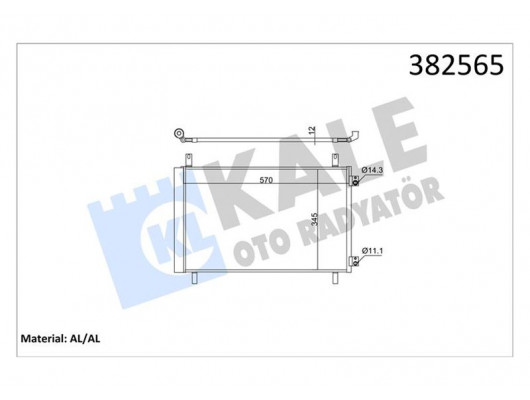 KLİMA RADYATÖRÜ OPEL CORSA F 1.2 1.5 19 PEUGEOT 208 II 1.2 PURETECH 1.5 BlueHDI 21 - CITROEN C4 III 1.2 PURETECH 21 DS 3 CROSSBACK 1.2 PURETECH 1.5 BlueHDI 21