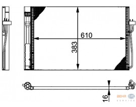 KLIMA RADYATORU PREMIUM LINE BMW E60 E65 M57 N57 N67