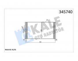 KLIMA RADYATORU YB - XB AJ-V6 X-TYPE I X400 2002 2009