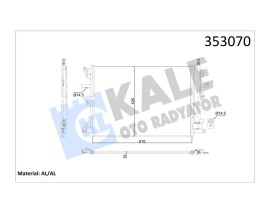 KLİMA RADYÖTÖRÜ KONDENSER VOLVO XC90 I 2.5T T6 3.2 V8 D3 D5 04 14